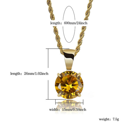 Jewel Pendant Necklace