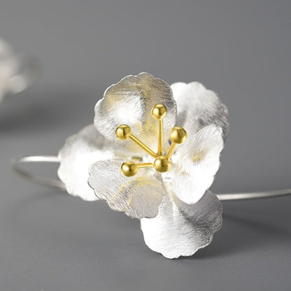 Elegant Flower Drop Earrings