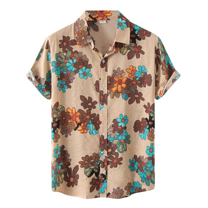 Retro Floral Summer Shirt