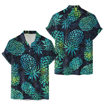 Blue Pineapple Summer Shirt