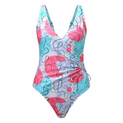 One Piece Floral Swimsuit