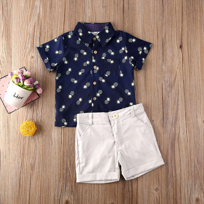 Pineapple Shirt+Shorts Set