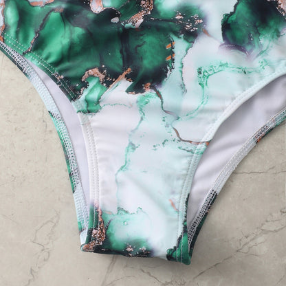 Marble Print Swimsuit
