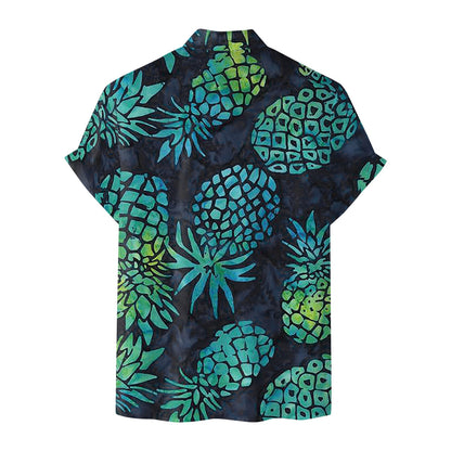 Blue Pineapple Summer Shirt