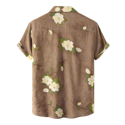 Vintage Rose Summer Shirt