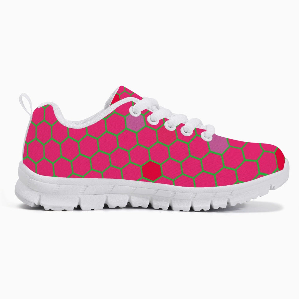 Kids Sneakers - Popping Pink