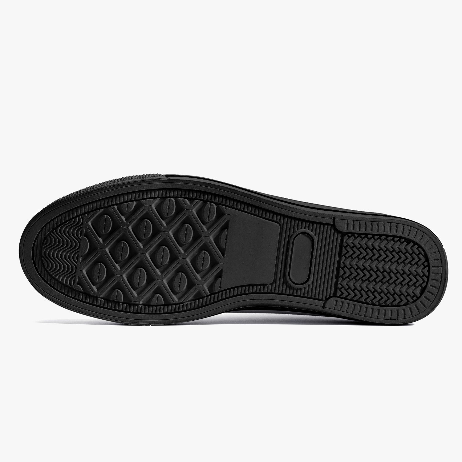 high top canvas sneaker black sole
