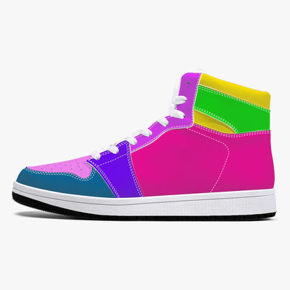Color Pop High-Top Sneakers