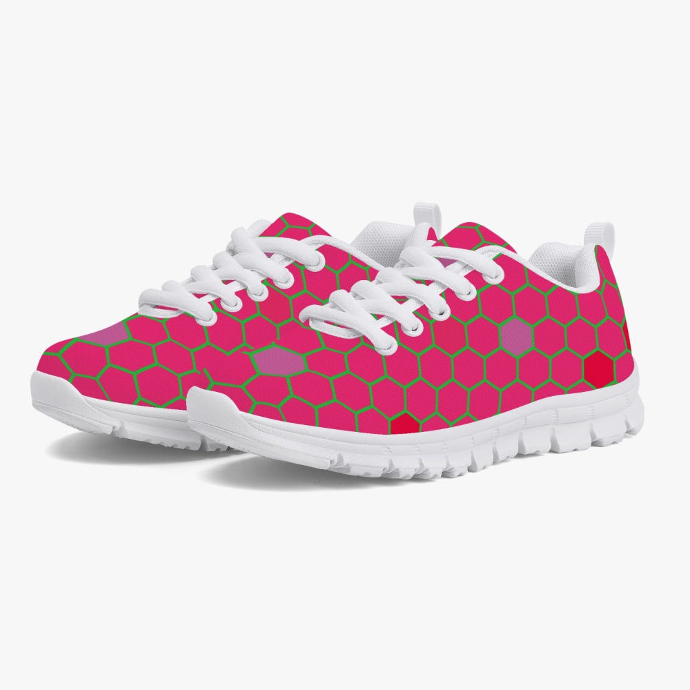 Kids Sneakers - Popping Pink