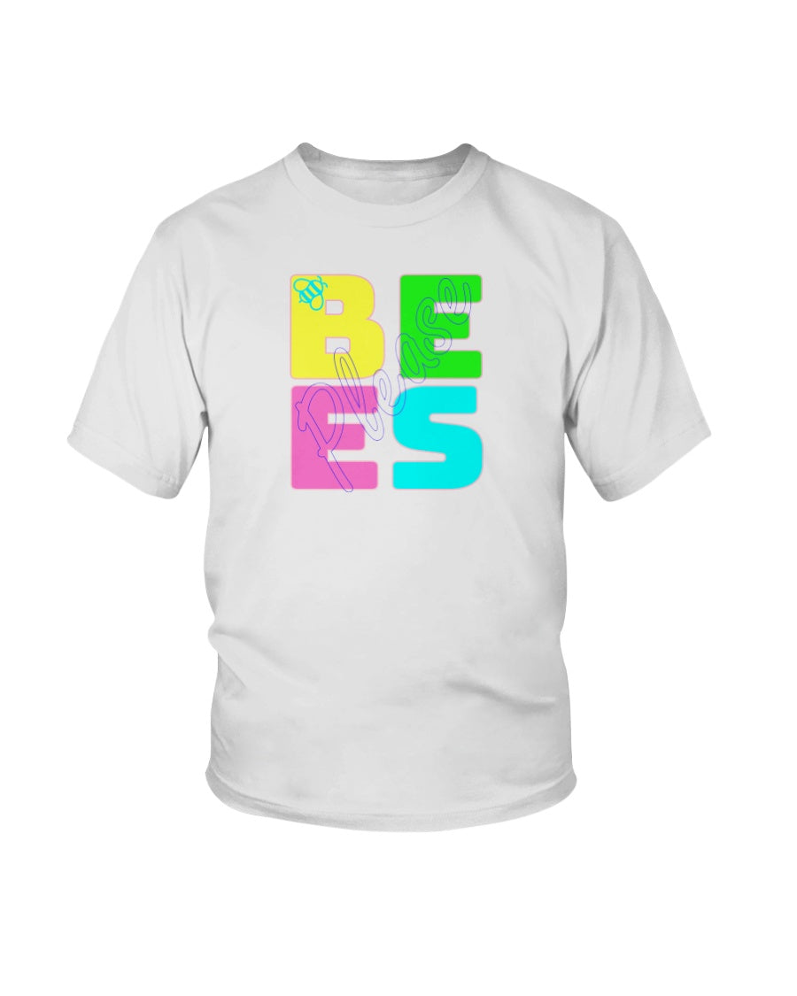 Kids white tshirt with bees please design
